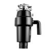 Food Waste Garbage Disposal, 1HP 3700RPM DC Motor, Continuous Feed Kitchen Sink Garbage Disposer