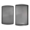 2 Pack Nonstick Carbon Steel Cookie Sheet Baking Set, 17"x11" & 15"x10", Dishwasher Safe Bakeware