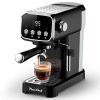 20 BAR Slim Vertical Espresso Machine with Milk Frother, Built-in Cup Warmer, 43 OZ Detachable Tank, for Rich Espresso, Americano, Latte