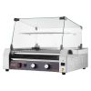 Electric 30 Hot Dog 11 Roller Commercial Grill Cooker Machine Cover 1600W