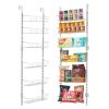 6-Tier Over the Door Pantry Organizer Hanging Storage Rack Adjustable Kitchen