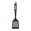 (2 pack) Professional Nylon Slotted Kitchen Spatula/Turner with Black Handle