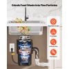 Food Waste Garbage Disposal, 3/4HP 1500RPM AC Motor, Continuous Feed Kitchen Sink Garbage Disposer