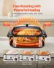 VEVOR Roaster Oven, 22QT Electric Roasting Pan, 150-450 F Adjustable Temp Multifunctional Electric Roaster Oven with Self-Basting Lid