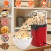 Hot Air Popcorn Popper Maker with Measure Cup And Butter Warmer 1200W Oil-Free Easy To Use 8Cups Mini Popcorn Maker Machine for Home