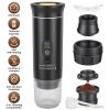 3-in-1 Portable Espresso Machine Cordless Self-Heating Coffee Maker with 7500mAh Battery 90℃/194℉ Heating 20Bar Pressure Anti-Dry Burn Fit for Ground