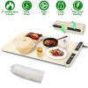 Silicone Food Warming Mat With 9 Temperature Levels 6Hrs Timer Child Lock Auto Shut Off Roll-Up Electric Warming Tray For Party Buffet Gathering Daily