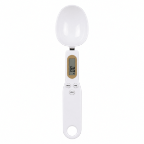 Kitchen Scale Measuring Spoon Scale Compact Food Weighing Scale For Dry And Wet Ingredients (Color: White)