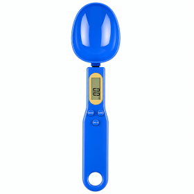 Kitchen Scale Measuring Spoon Scale Compact Food Weighing Scale For Dry And Wet Ingredients (Color: Blue)