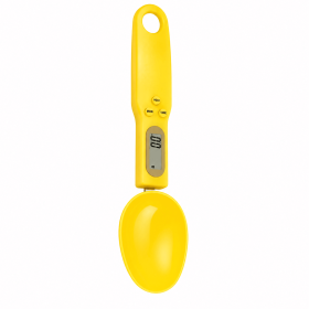 Kitchen Scale Measuring Spoon Scale Compact Food Weighing Scale For Dry And Wet Ingredients (Color: Yellow)
