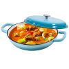 Enameled Cast Iron Dutch Oven, 3.8 Quart Dutch Oven Pot with Lid, Non Stick Cast Iron Pot, Round Oven Safe up to 500Â°F, Use for Marinate, Cook