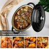 Household Cast Iron Pot with Lid for Stews/Cooking