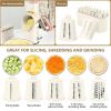 Multi-functional Vegetable Cutter Hand Roller Grater Slicer